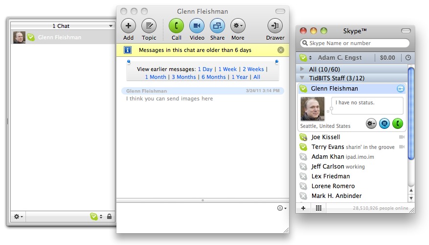 older version skype for mac